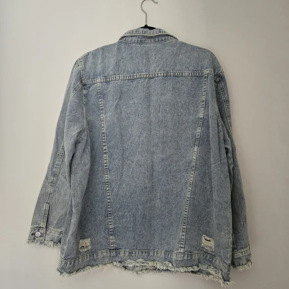 Distressed Denim Jacket - Picture 4 of 5